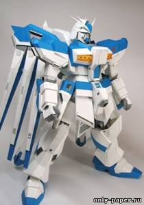 Сборная бумажная модель / scale paper model, papercraft RX-93-ν2 Hi-ν Gundam 