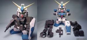 Сборная бумажная модель / scale paper model, papercraft SD RX-78NT-1 Gundam 