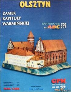 Сборная бумажная модель / scale paper model, papercraft Замок Olsztyn (GPM 936) 
