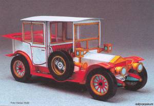 Сборная бумажная модель / scale paper model, papercraft Rolls-Royce 1912 (ABC) 