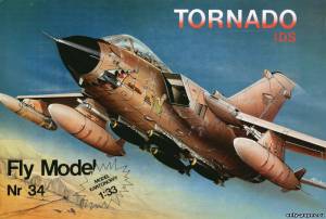 Сборная бумажная модель / scale paper model, papercraft Panavia Tornado IDS (Fly Model 034) 