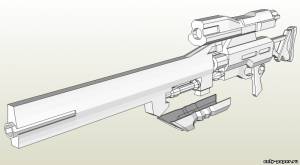 Модель Appleseed Rifle из бумаги/картона