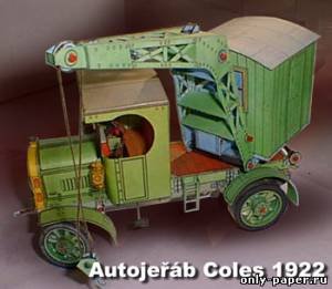 Сборная бумажная модель / scale paper model, papercraft Автокран / Autojerab Coles (ABC 1993-22-23) 