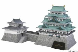 Сборная бумажная модель / scale paper model, papercraft Замок Нагоя / Nagoya Castle 