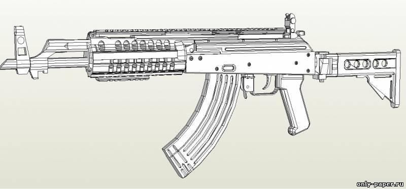 Автомат ак 12 рисунок