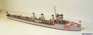 Сборная бумажная модель / scale paper model, papercraft Крейсер Regia Nave Gen.M.PRESTINARI 