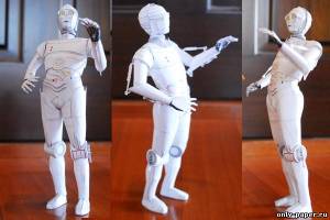 Сборная бумажная модель / scale paper model, papercraft K-3PO (Star Wars) 