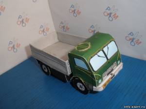 Сборная бумажная модель / scale paper model, papercraft Tatra T 805 sklápač 